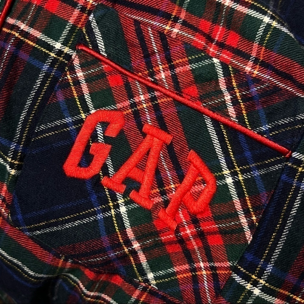 Pendleton X Gap Heritage Tartan Plaid Monogram Po… - image 4